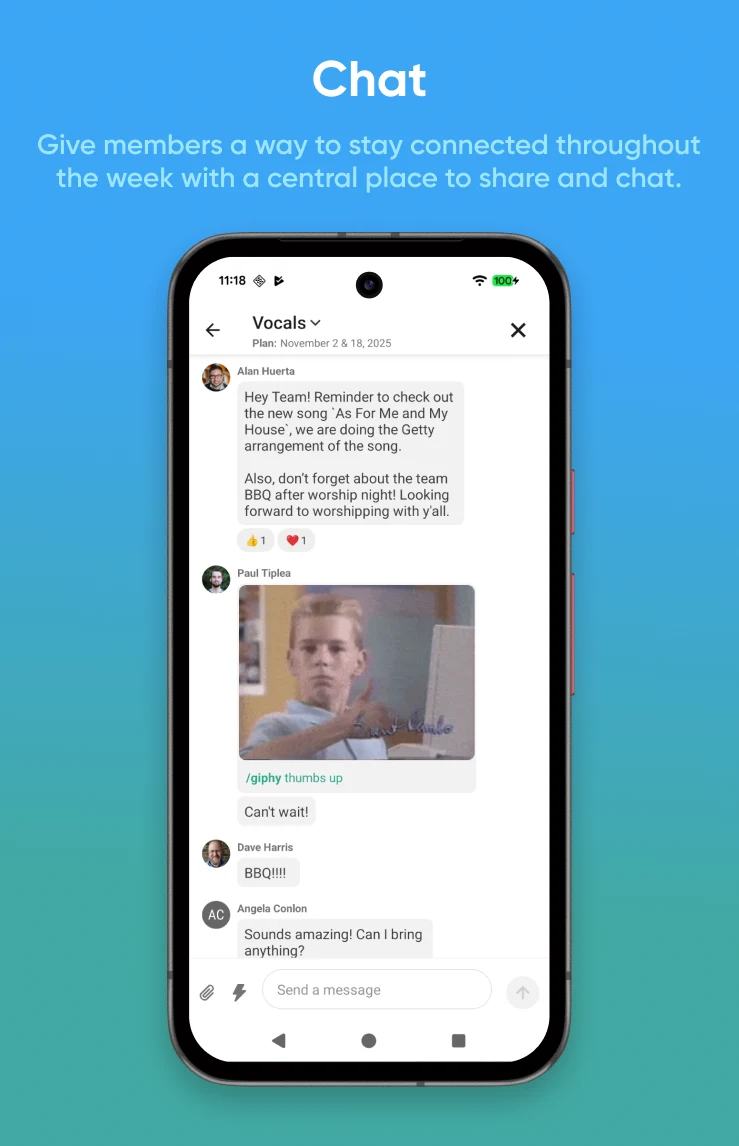 Church Center screenshot